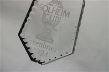 1994 The Solheim Cup at Greenbrier Waterford Crystal Key Chain in Box
