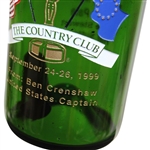 1999 Ryder Cup at Brookline Special Ltd Gifted Wine to Team USA's Hal Sutton