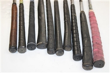Ten (10) Various Putters Including Eight (8) Assorted PING Putters, a Brass Playboy & a Woodie Putter