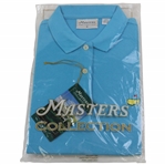 2000 Masters Tournament Masters Collection Aqua Blue Golf Shirt - Size M - Unopened