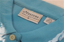 2000 Masters Tournament Masters Collection Aqua Blue Golf Shirt - Size M - Unopened
