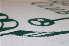 Augusta National Golf Club Large Logo White w/Green Cotton Throw Blanket