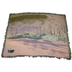 Masters Tournament Logo Large 12th Hole Large Throw Blanket