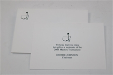 Augusta National Cashmere Throw Blanket in Box w/Card - 2005 Masters Memento to Members