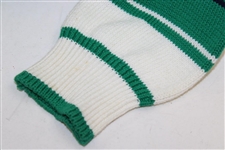 Masters Tournament Button Down White w/Green & Navy LS Slazenger Sweater - Size M