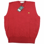 Augusta National Golf Shop Red Sweater Vest - Size L