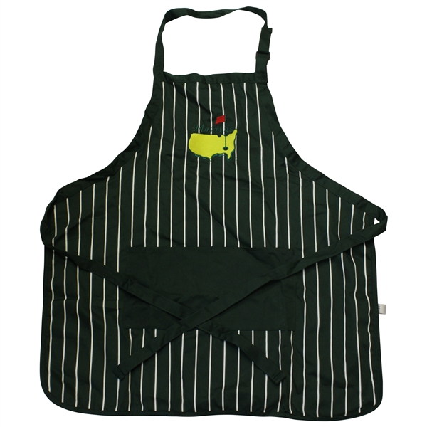Masters Tournament Logo Dk Green w/White Stripes Grilling Chef Apron