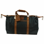 Augusta National Golf Club Member Deluxe Leather & Canvas Duffel Bag w/Strap in Bag - Unused