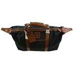 Augusta National Golf Club Member Deluxe Leather & Canvas Duffel Bag w/Strap in Bag - Unused