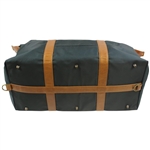 Augusta National Golf Club Member Deluxe Leather & Canvas Duffel Bag w/Strap in Bag - Unused