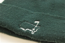 Masters Tournament Dk Green with 'Masters' Logo Beanie Cap