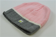 Augusta National Golf Club Member Pink with White/Lt Gray Beanie Cap