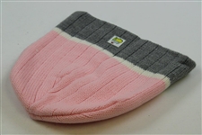 Augusta National Golf Club Member Pink with White/Lt Gray Beanie Cap