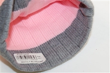Augusta National Golf Club Member Pink with White/Lt Gray Beanie Cap