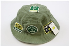 2020 Masters Tournament Patches Collage Olive Bucket Hat - Size L/XL