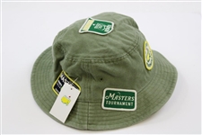 2020 Masters Tournament Patches Collage Olive Bucket Hat - Size L/XL