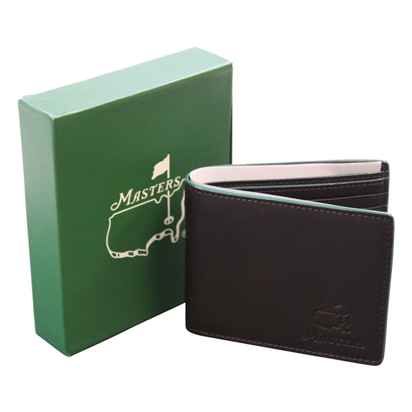 Masters Tournament Genuine Brown Trafalgar Wallet in Original Box