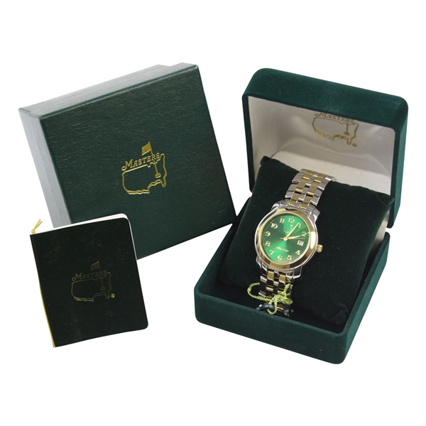 2001 Masters Tournament Ltd Ed #0304/2500 Stainless Steel Watch in Original Box