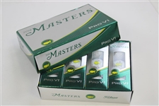 2018 Masters Tournament Dozen Titleist Pro-V1 Golf Balls in Box (4 Sleeves)