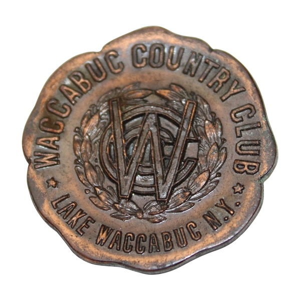 Undated Waccabuc Country Club Golf Medal - Lake Waccabuc, N.Y.