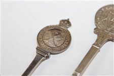 Four (4) Sterling Silver Spoons - Glasgow GC, Cleckheaton GC & Royal Calcutta GC (x2)