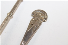 Four (4) Sterling Silver Spoons - Glasgow GC, Cleckheaton GC & Royal Calcutta GC (x2)