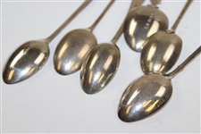 Six (6) Sterling Silver Spoons - Cleckheaton GC, Knowles GC, N.C.G.C. & others