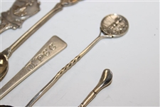 Ten (10) Sterling Silver Spoons - W.A.D.E., NMGC, Kirkhill GC & others