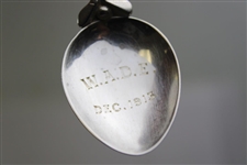 Ten (10) Sterling Silver Spoons - W.A.D.E., NMGC, Kirkhill GC & others