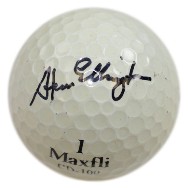 PGA Champion Steve Elkington Signed Match Used MaxFli Logo Golf Ball JSA ALOA