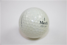 PGA Champion Steve Elkington Signed Match Used MaxFli Logo Golf Ball JSA ALOA