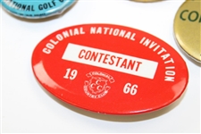 Four (4) 1960's Contestant Badges - Colonial, Portland, Thunderbird & Tucson 