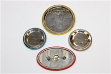 Four (4) 1960's Contestant Badges - Colonial, Portland, Thunderbird & Tucson 