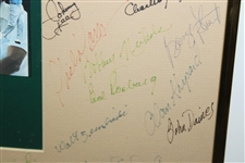 Multi-Signed 1987 Doug Sanders Kingwood Celebrity Classic Poster - Framed JSA ALOA