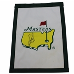 Fuzzy Zoeller Twice-Signed Masters Undated Garden Flag with 1979 JSA ALOA