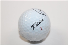 Bernhard Langer Signed Titleist Masters Logo Golf Ball JSA ALOA