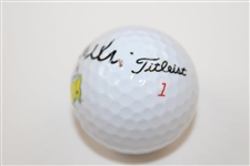 Mike Weir Signed Titleist Masters Logo Golf Ball JSA ALOA