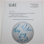 Larry Nelson Signed Titleist Golf Ball with '87 PGA' JSA ALOA