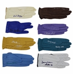 Keiser, Coody, Wall & Five (5) other Masters Champions Signed Golf Gloves JSA ALOA