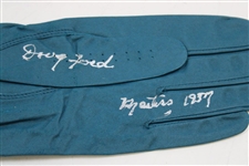 Keiser, Coody, Wall & Five (5) other Masters Champions Signed Golf Gloves JSA ALOA