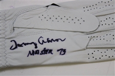 Keiser, Coody, Wall & Five (5) other Masters Champions Signed Golf Gloves JSA ALOA