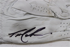 Nagle, Norman, Lehman & Five (5) other The Open Winners Signed Gloves JSA ALOA