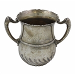 Sterling Silver Trophy Cup with Capital “J” Marking