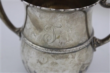 Sterling Silver Trophy Cup with Capital “J” Marking
