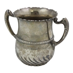 Sterling Silver Trophy Cup with Capital “J” Marking