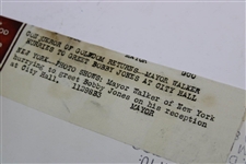 1930 Bobby Jones Honored in New York - Gets Ticker Tape Parade Photo