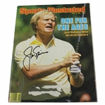Jack Nicklaus Signed 1986 Sports Illustrated Masters Magazine JSA ALOA