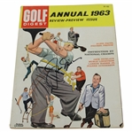 Jack Nicklaus Signed 1963 Golf Digest Charicature Magazine JSA ALOA