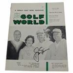 Jack Nicklaus Signed 1964 Golf World Magazine With Family JSA ALOA