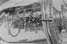 Jack Nicklaus Signed 1963 PGA Championship Trophy Ceremony Photo JSA ALOA